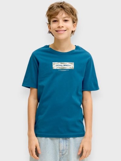 Μπλούζα Βαμβακερή Jack & Jones Μπλε (12298360)