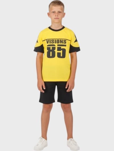 Σετ Βερμούδα Joyce Κίτρινο/Μαύρο (2614135)