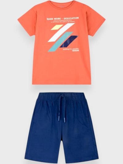 Σετ Βερμούδα Energiers Κεραμιδί/Μαρίν (13-226078-0)