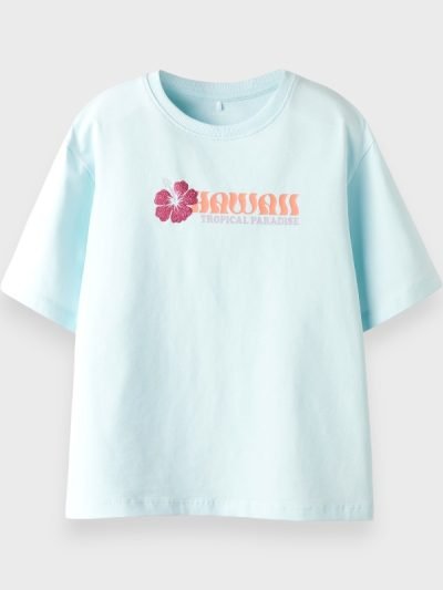 Μπλούζα Βαμβακερή Name It Delicate Blue (13251458)