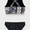 Μαγιό Bikini Energiers Μαύρο Εμπριμέ/Μαύρο (36-226212-8)