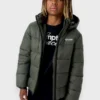 Μπουφάν Puffer Name It Χακί (13255306)