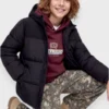 Μπουφάν Puffer Jack & Jones Μαύρο (12299448)