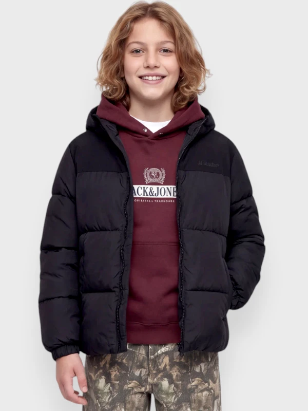 Μπουφάν Puffer Jack & Jones Μαύρο (12299448)