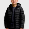 Μπουφάν Puffer Jack & Jones Μαύρο (12299453)