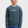 Μπλούζα Φούτερ Jack & Jones Πετρόλ (12299736)