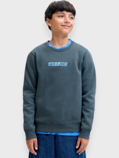 Μπλούζα Φούτερ Jack & Jones Πετρόλ (12299736)
