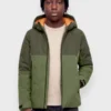 Μπουφάν Εποχιακό Jack & Jones Χακί (12301819)
