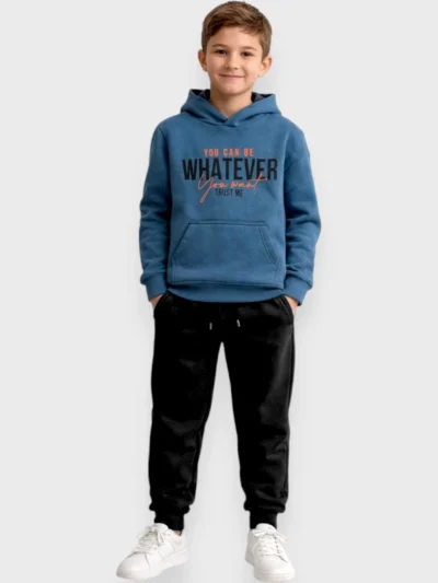Σετ Φόρμας Action Sportswear Πετρόλ/Μαύρο (12610043)