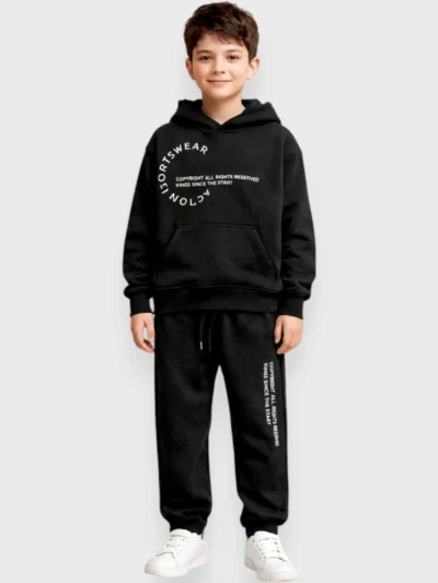 Σετ Φόρμας Action Sportswear Μαύρο (12610045)